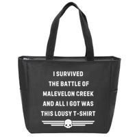 I Survived The Battle Of Malevelon Creek And All I Got Was This Lousy Zip Tote Bag