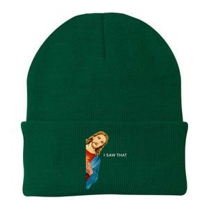 I Saw That Funny Jesus Christian Knit Cap Winter Beanie