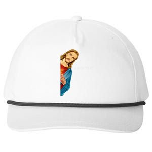 I Saw That Funny Jesus Christian Snapback Five-Panel Rope Hat