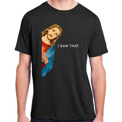 I Saw That Funny Jesus Christian Adult ChromaSoft Performance T-Shirt