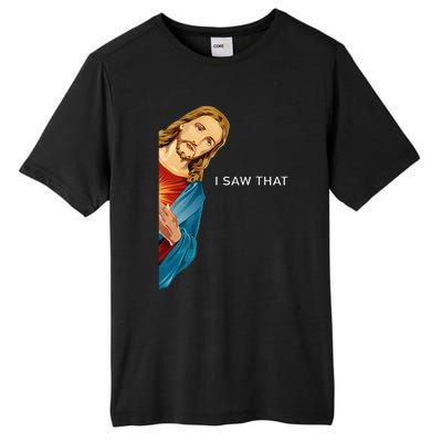 I Saw That Funny Jesus Christian Tall Fusion ChromaSoft Performance T-Shirt