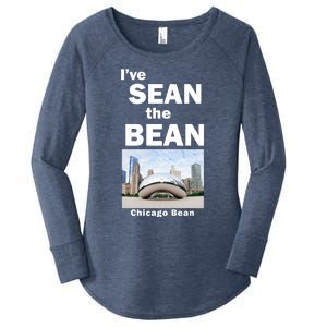 Ive Sean The Bean Chicago Bean Women's Perfect Tri Tunic Long Sleeve Shirt