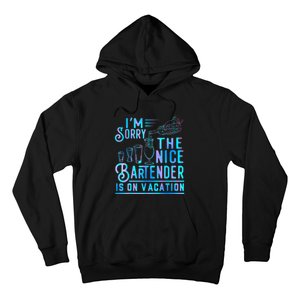 IM Sorry The Nice Bartender Is On Vacation Funny Hoodie