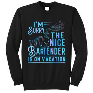 IM Sorry The Nice Bartender Is On Vacation Funny Sweatshirt