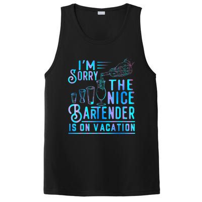 IM Sorry The Nice Bartender Is On Vacation Funny PosiCharge Competitor Tank