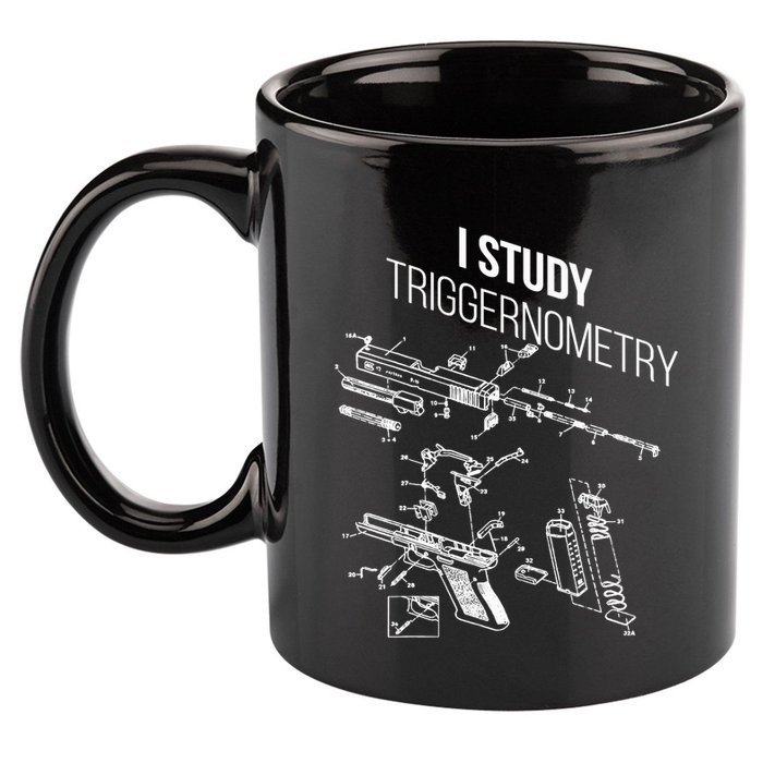 I Study Triggernometry 11oz C Handle Ceramic Mug
