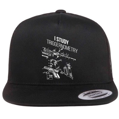 I Study Triggernometry Flat Bill Trucker Hat