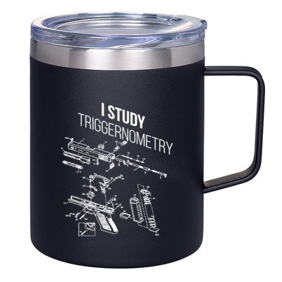 I Study Triggernometry 12oz Stainless Steel Coffee Mug
