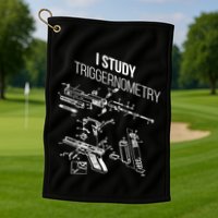 I Study Triggernometry Golf Towel