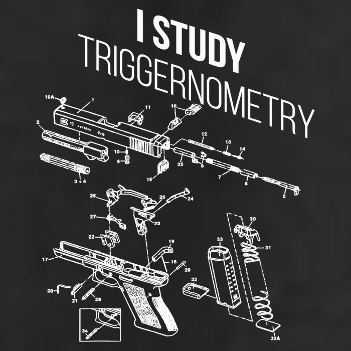 I Study Triggernometry Golf Towel