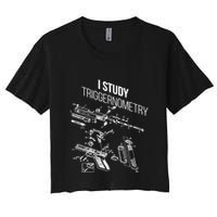 I Study Triggernometry Women's Crop Top Tee