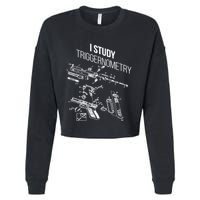 I Study Triggernometry Cropped Pullover Crew