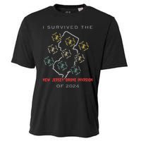 I Survived The New Jersey Drone Invasion Of 2024 Cooling Performance Crew T-Shirt