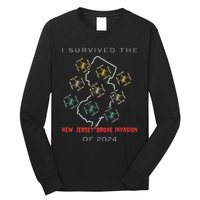 I Survived The New Jersey Drone Invasion Of 2024 Long Sleeve Shirt