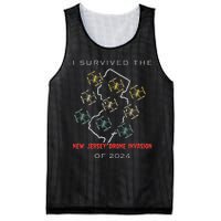 I Survived The New Jersey Drone Invasion Of 2024 Mesh Reversible Basketball Jersey Tank