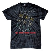 I Survived The New Jersey Drone Invasion Of 2024 Tie-Dye T-Shirt