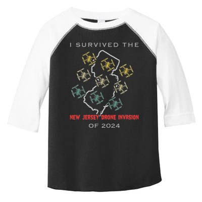 I Survived The New Jersey Drone Invasion Of 2024 Toddler Fine Jersey T-Shirt