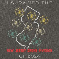 I Survived The New Jersey Drone Invasion Of 2024 Cotton Canvas Backpack