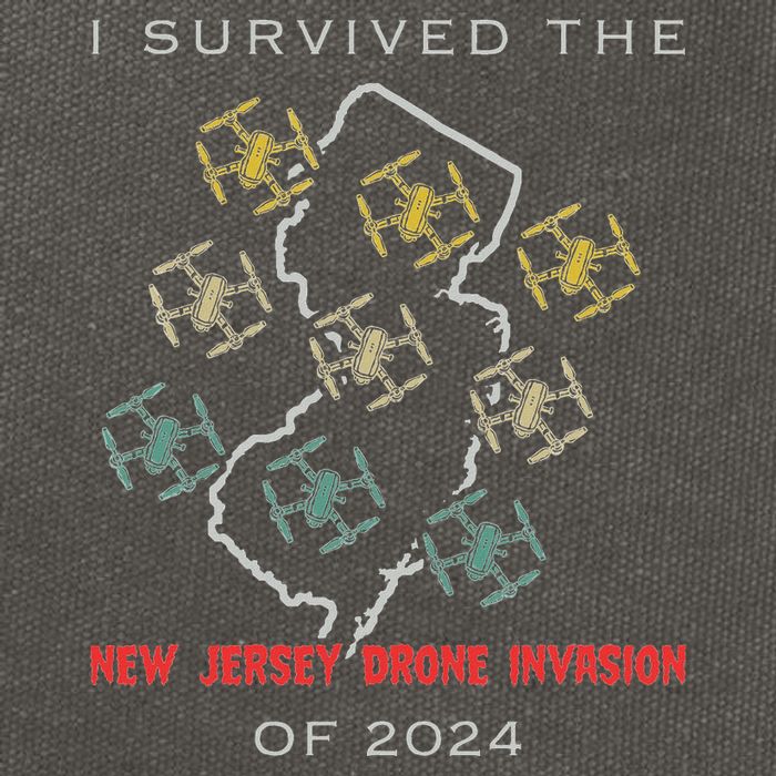 I Survived The New Jersey Drone Invasion Of 2024 Cotton Canvas Backpack