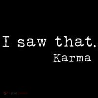 I Saw That Karma 16 in Basic Backpack