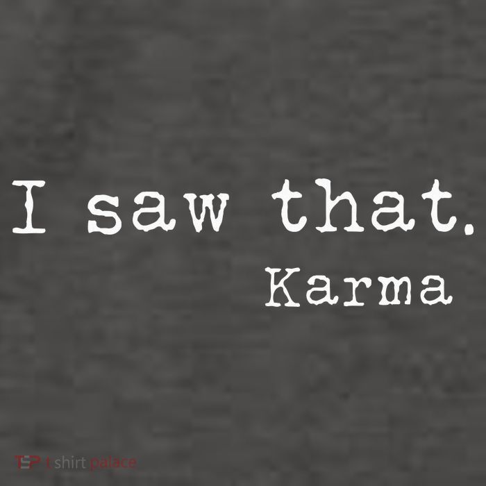 I Saw That Karma Vector Backpack