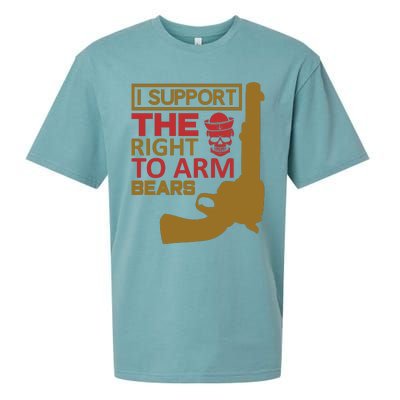 I Support The Right To Arm Bears Sueded Cloud Jersey T-Shirt