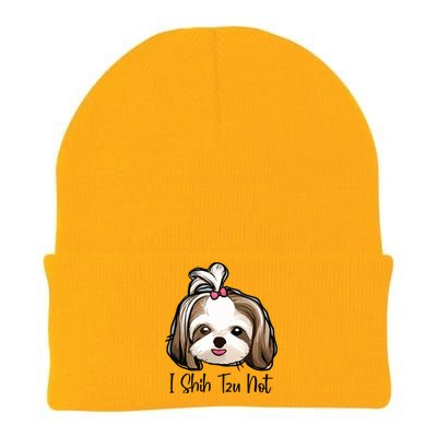 I Shih Tzu Not Funny Shih Tzu Mom Dog Lovers Mothers Day Knit Cap Winter Beanie