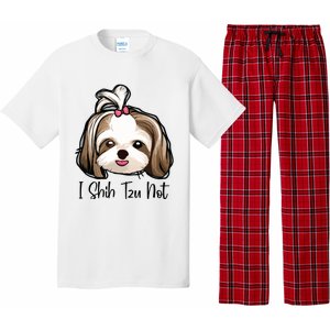 I Shih Tzu Not Funny Shih Tzu Mom Dog Lovers Mothers Day Pajama Set