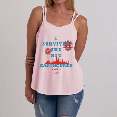 I Survived The Nyc Earthquake Women's Strappy Tank