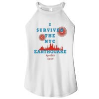 I Survived The Nyc Earthquake Women's Perfect Tri Rocker Tank