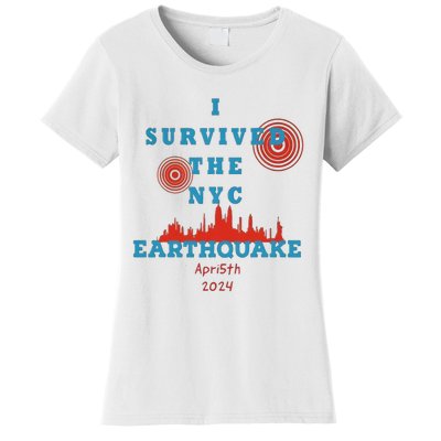 I Survived The Nyc Earthquake Women's T-Shirt