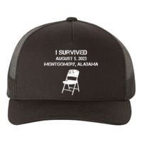 I Survived The Riverboat Brawl Alabama Funny Folding Chair Trending Yupoong Adult 5-Panel Trucker Hat