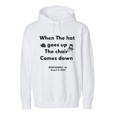 I Survived The Riverboat Brawl Alabama Humorous Fight Garment-Dyed Fleece Hoodie