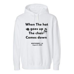 I Survived The Riverboat Brawl Alabama Funny Humorous Fight Garment-Dyed Fleece Hoodie