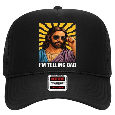 I Saw That Im Telling Dad Funny Religious Christian Jesus Hat
