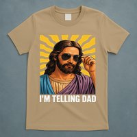 I Saw That Im Telling Dad Funny Religious Christian Jesus T-Shirt