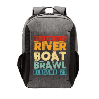 I Survived The Riverboat Brawl Alabama Funny Montgomery AL Vector Backpack