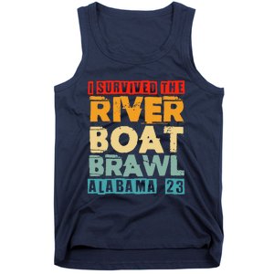 I Survived The Riverboat Brawl Alabama Funny Montgomery AL Tank Top