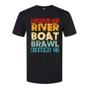 I Survived The Riverboat Brawl Alabama Funny Montgomery AL Softstyle CVC T-Shirt