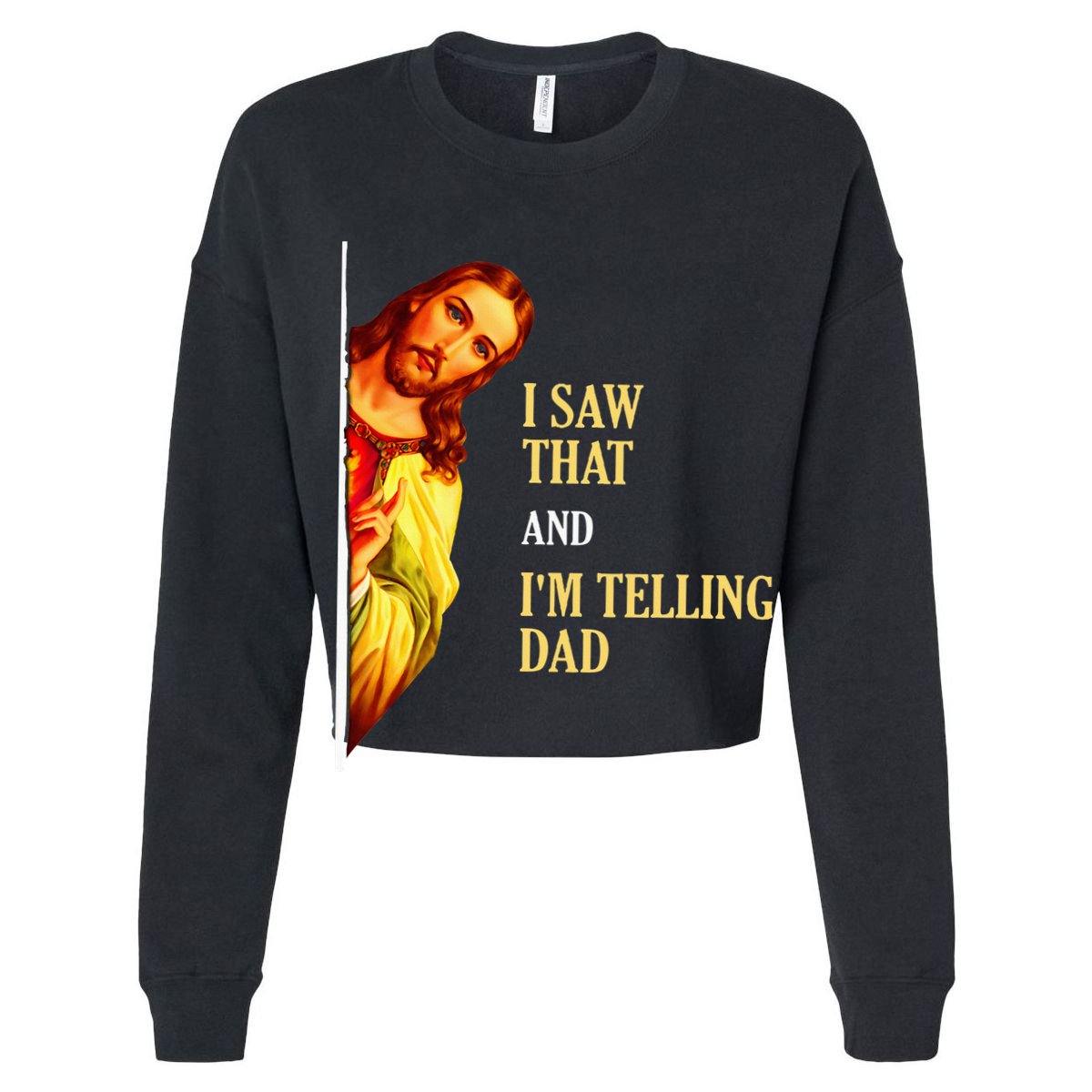 I Saw That IM Telling Dad Funny Religious Christian Jesus Cooling Performance Crew T-Shirt