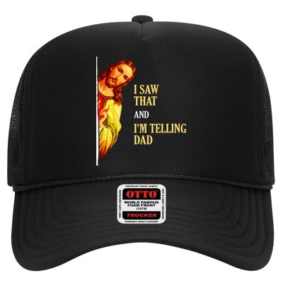 I Saw That IM Telling Dad Funny Religious Christian Jesus Hat
