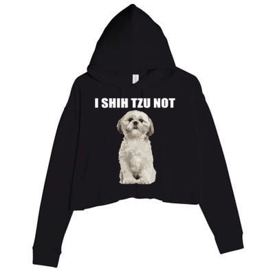 I Shih Tzu Not Crop Fleece Hoodie