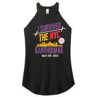 I Survived The Nyc Earthquake Women’s Perfect Tri Rocker Tank