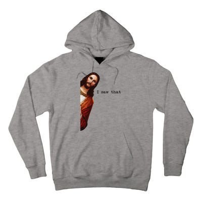 I Saw That Funny Jesus Christian Tall Hoodie