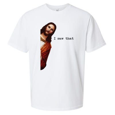 I Saw That Funny Jesus Christian Sueded Cloud Jersey T-Shirt