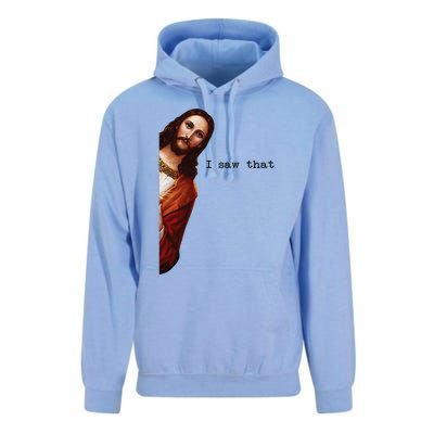 I Saw That Funny Jesus Christian Unisex Surf Hoodie