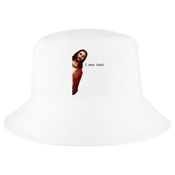 I Saw That Funny Jesus Christian Cool Comfort Performance Bucket Hat