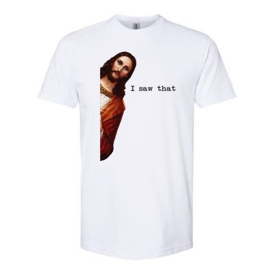 I Saw That Funny Jesus Christian Softstyle CVC T-Shirt