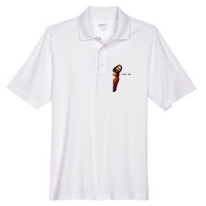 I Saw That Funny Jesus Christian Men's Origin Performance Pique Polo