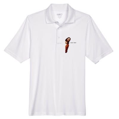 I Saw That Funny Jesus Christian Men's Origin Performance Pique Polo